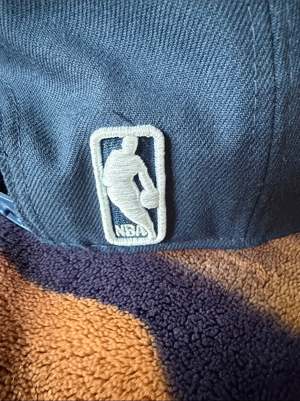 New Era Dallas Mavericks Navy Blue Fitted Hat with Team Logo